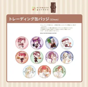 |||(1BOX=10)(Goods - Badge) Otomate Garden Button Badge 2021 (Caf Enchant)