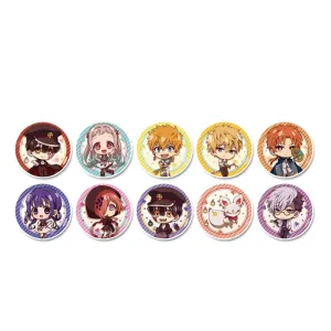 (1BOX=10)(Goods - Badge) TV Anime Toilet-bound Hanako-kun 2 PuchiChoco Trading Button Badge