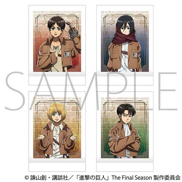 (1BOX=10)(Goods - Bromide) Attack on Titan PashaColle