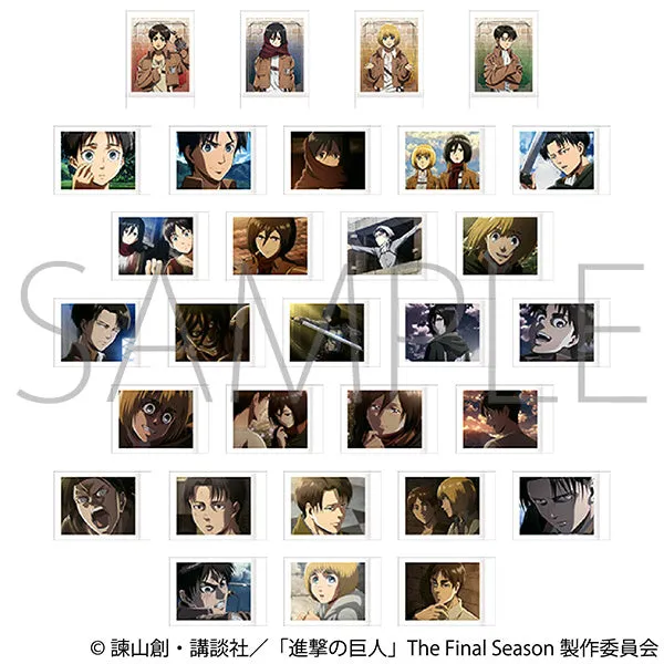 (1BOX=10)(Goods - Bromide) Attack on Titan PashaColle