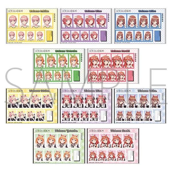 (1BOX=10)(Goods - Bromide) The Quintessential Quintuplets ID Card Photo Studio