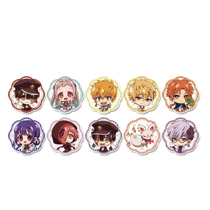 (1BOX=10)(Goods - Sticker) TV Anime Toilet-bound Hanako-kun 2 PuchiChoco Trading Sticker