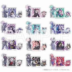 (1BOX=12)(Goods - Sticker) OREKURO! Tsukareta Ore to Kurokami Shinrei Soundansho Animal Costume Trading Sticker Set of 3 (Set of 12 Types)
