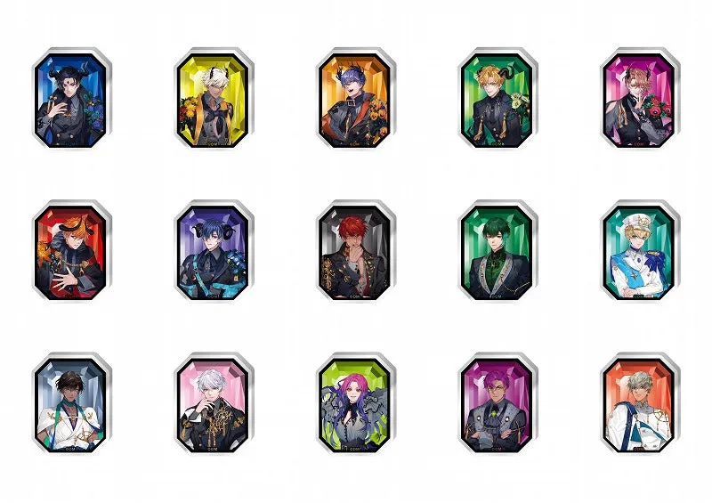 (1BOX=15)(Goods - Badge) Obey Me! Acrylic Badge Collection