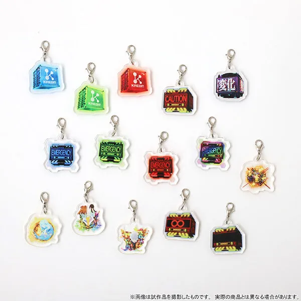 (1BOX=15)(Goods - Charm) Evangelion "Emergency" Acrylic Charm Collection, Pachinko Shin Evangelion