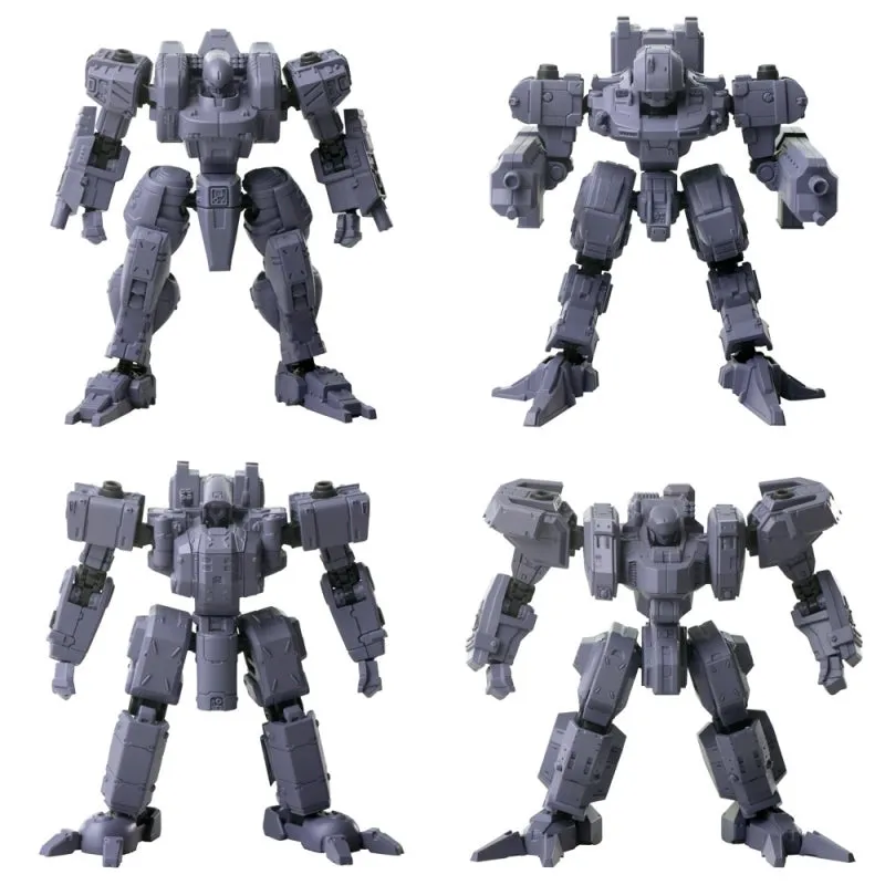 (1BOX=4)(Trading Figure) Front Mission STRUCTURE ARTS 1/72 PLASTIC MODEL KIT SERIES Additional Selection Vol.2 Set of All 4 Types BOX