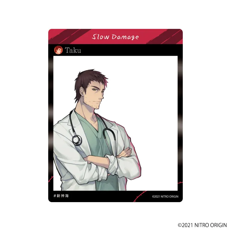 (1BOX=5)(Goods - Card) Slow Damage Acrylic Card - 01 (Official Art)