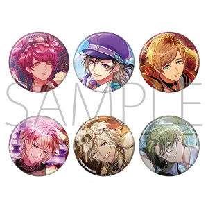 (1BOX=6)(Goods - Badge) A3! Chara Badge Collection Spring Troupe
