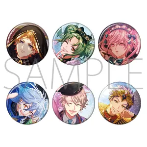 (1BOX=6)(Goods - Badge) A3! Chara Badge Collection Summer Troupe