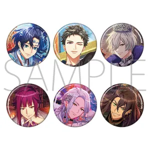 (1BOX=6)(Goods - Badge) A3! Chara Badge Collection Winter Troupe