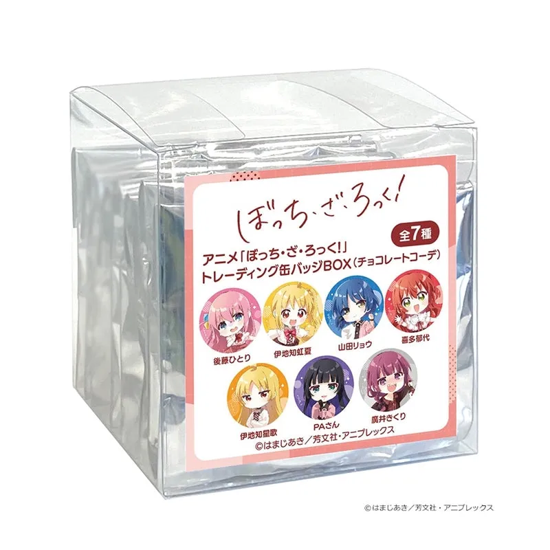 (1BOX=7)(Goods - Badge) Bocchi the Rock! Trading Button Badge (Chocolate Outfit)