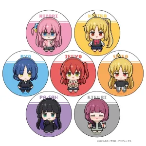 (1BOX=7)(Goods - Badge) Bocchi the Rock! Trading Button Badge (Pixel Art)