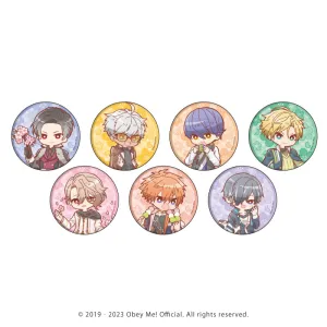 (1BOX=7)(Goods - Badge) Button Badge Obey Me! 07 / Complete BOX (7 Types Total)(Retro Art)