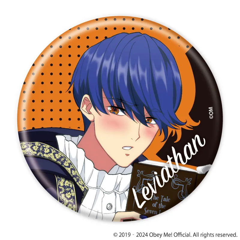 (1BOX=7)(Goods - Badge) Obey Me! Button Badge 16 - Pajamas Ver. (feat. Exclusive Art)