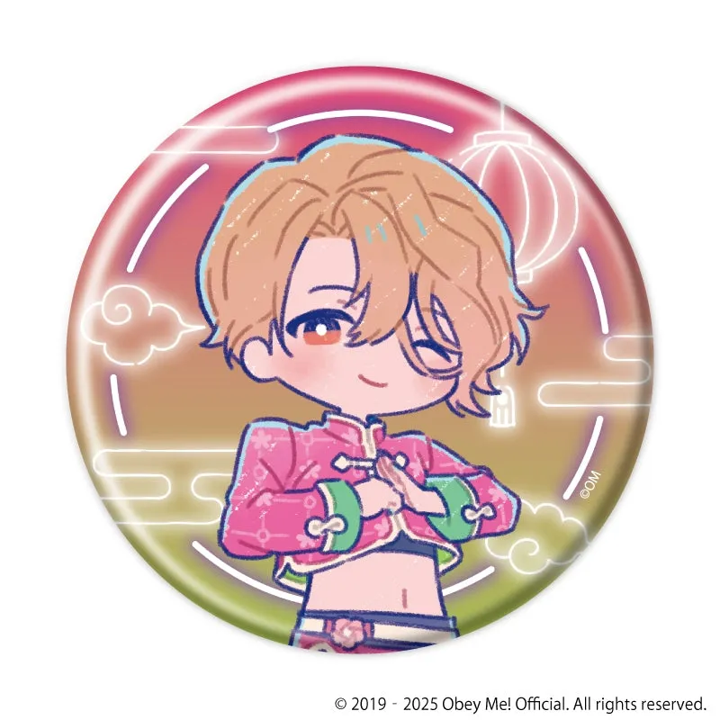 (1BOX=7)(Goods - Badge) Obey Me! Nightbringer Button Badge 22 - Chinese Clothing Ver. (Retro Art)