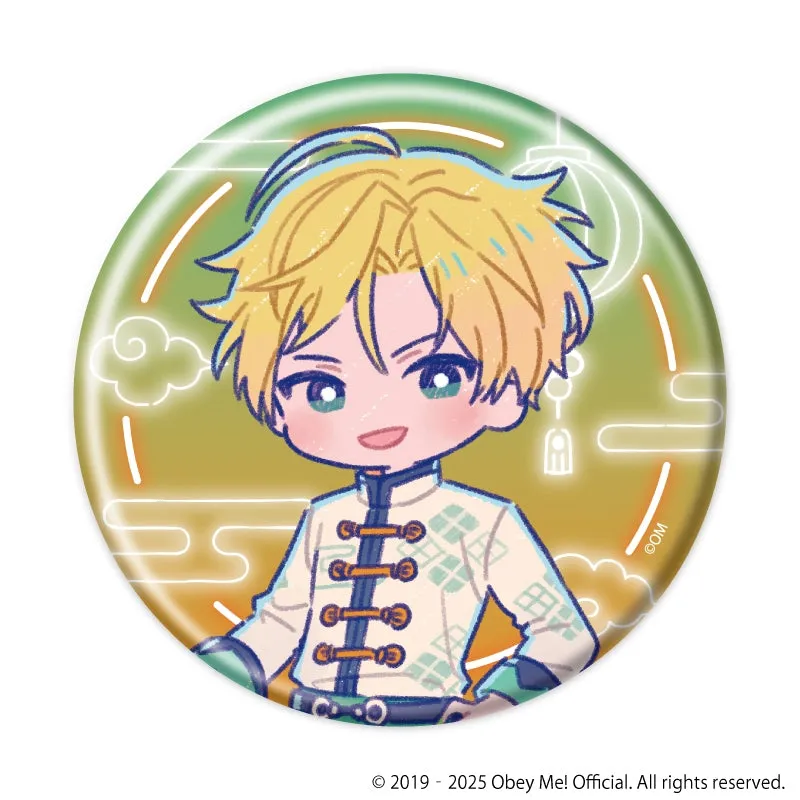 (1BOX=7)(Goods - Badge) Obey Me! Nightbringer Button Badge 22 - Chinese Clothing Ver. (Retro Art)