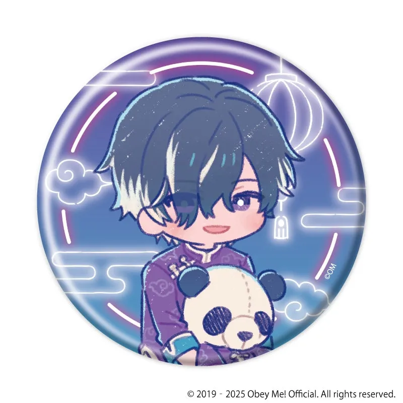(1BOX=7)(Goods - Badge) Obey Me! Nightbringer Button Badge 22 - Chinese Clothing Ver. (Retro Art)