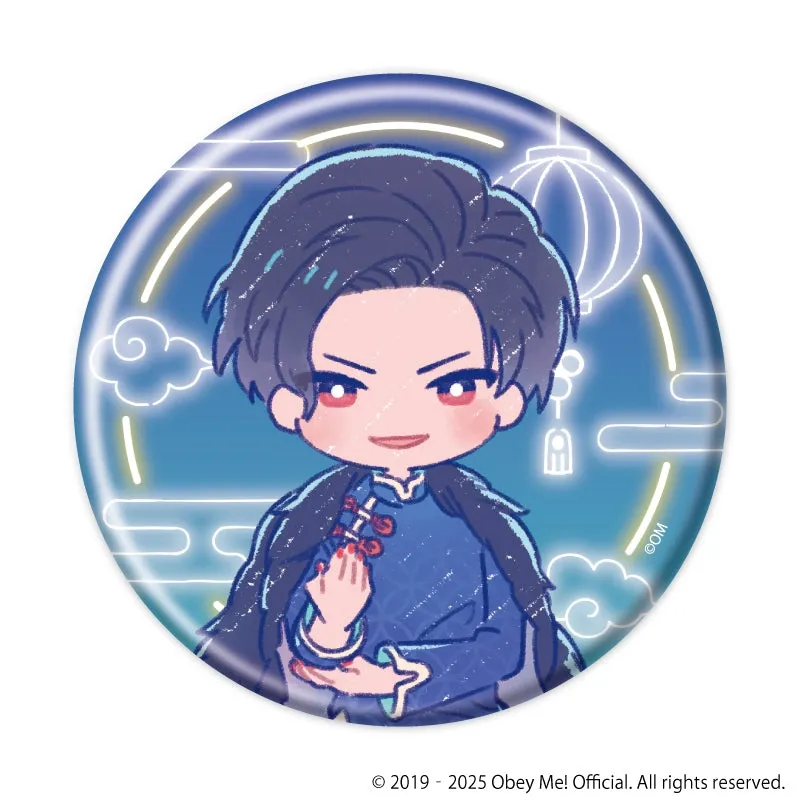 (1BOX=7)(Goods - Badge) Obey Me! Nightbringer Button Badge 22 - Chinese Clothing Ver. (Retro Art)