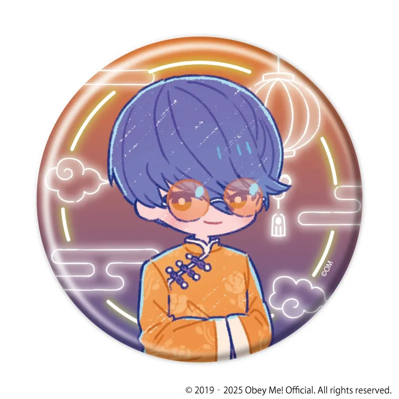 (1BOX=7)(Goods - Badge) Obey Me! Nightbringer Button Badge 22 - Chinese Clothing Ver. (Retro Art)