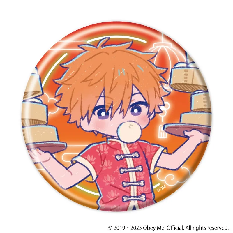 (1BOX=7)(Goods - Badge) Obey Me! Nightbringer Button Badge 22 - Chinese Clothing Ver. (Retro Art)