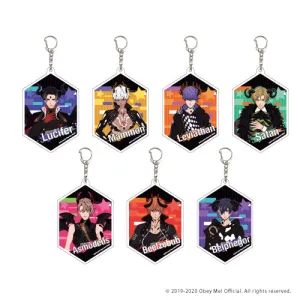 (1BOX=7)(Goods) Obey Me! Acrylic Key Chain 01