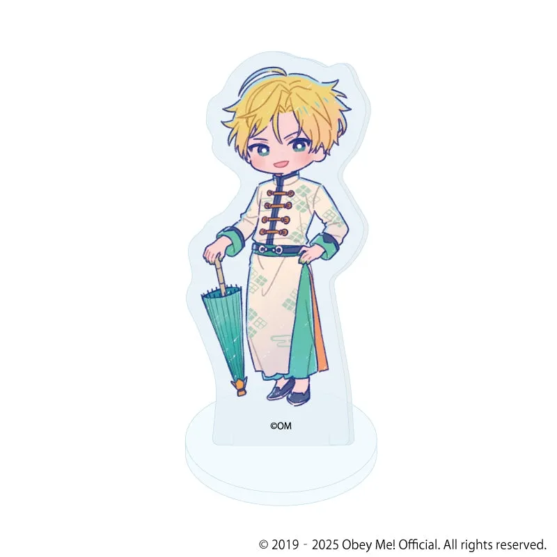 (1BOX=7)(Goods - Stand Pop) Obey Me! Nightbringer Acrylic Petit Stand 15 - Chinese Clothing Ver. (Retro Art)