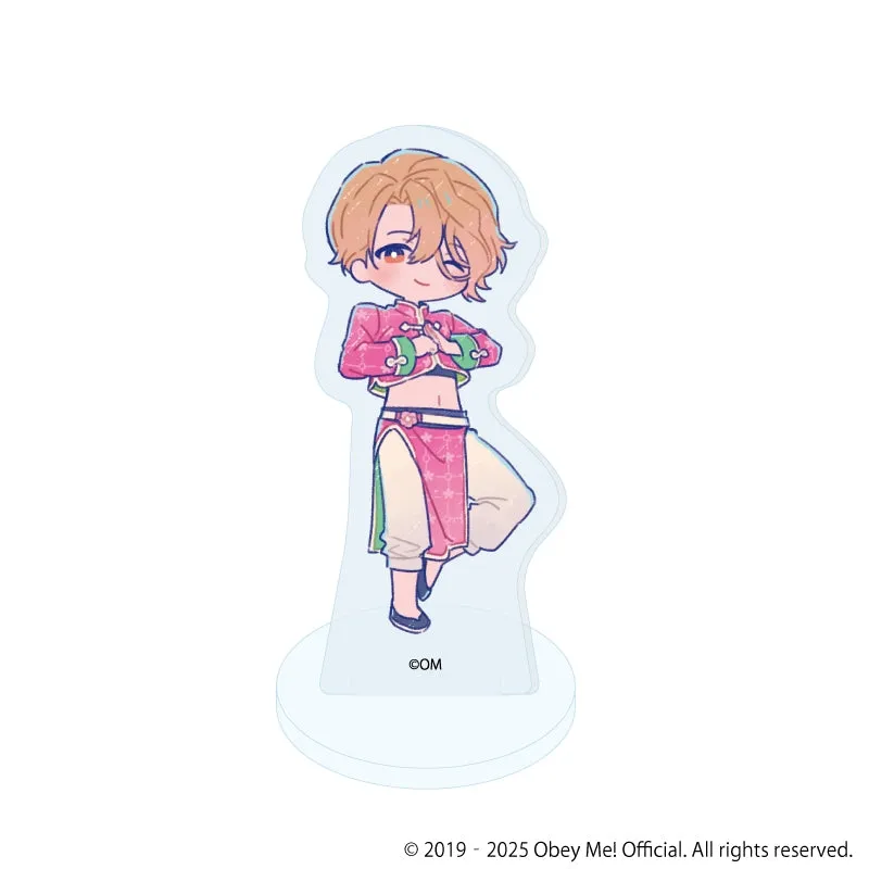 (1BOX=7)(Goods - Stand Pop) Obey Me! Nightbringer Acrylic Petit Stand 15 - Chinese Clothing Ver. (Retro Art)