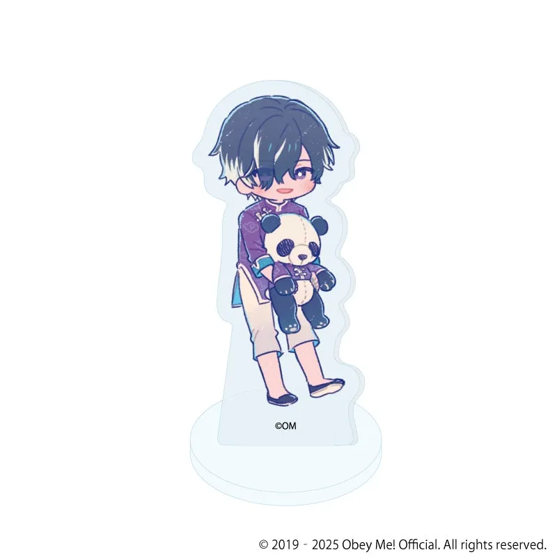 (1BOX=7)(Goods - Stand Pop) Obey Me! Nightbringer Acrylic Petit Stand 15 - Chinese Clothing Ver. (Retro Art)