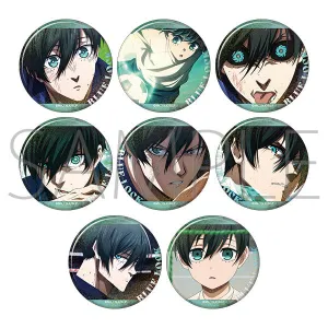 (1BOX=8)(Goods - Badge) Blue Lock Season 2 Oshi Chara Badge Collection Vol.2 Rin Itoshi