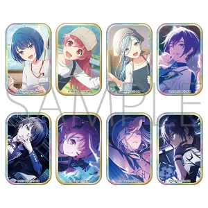 (1BOX=8)(Goods - Badge) Hatsune Miku: Colorful Stage! Square Badge Collection Vol.47 B