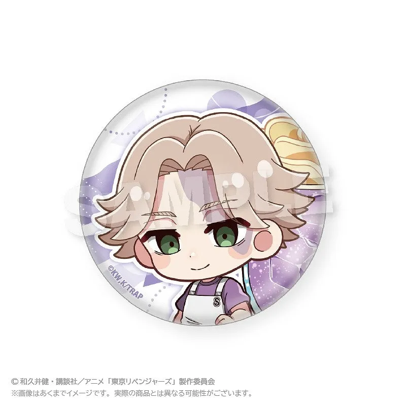 (1BOX=9)(Goods - Badge) Tokyo Revengers Trading Chibi Button Badge Cream Soda ver.