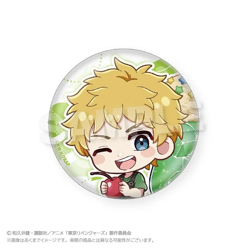 (1BOX=9)(Goods - Badge) Tokyo Revengers Trading Chibi Button Badge Cream Soda ver.