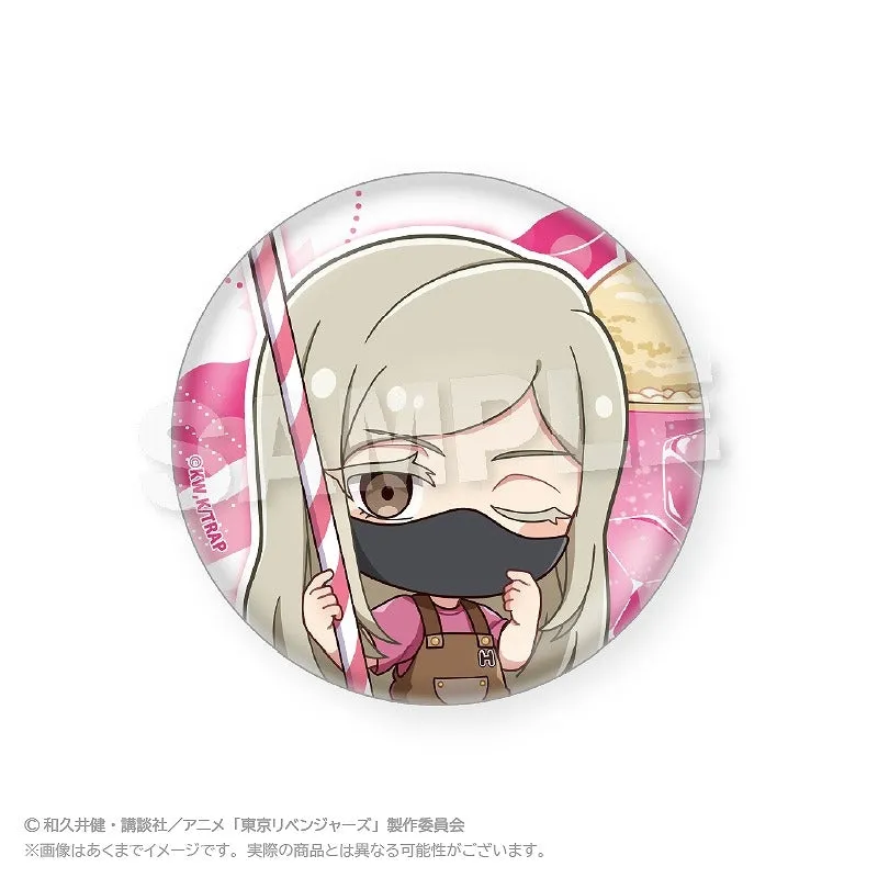 (1BOX=9)(Goods - Badge) Tokyo Revengers Trading Chibi Button Badge Cream Soda ver.