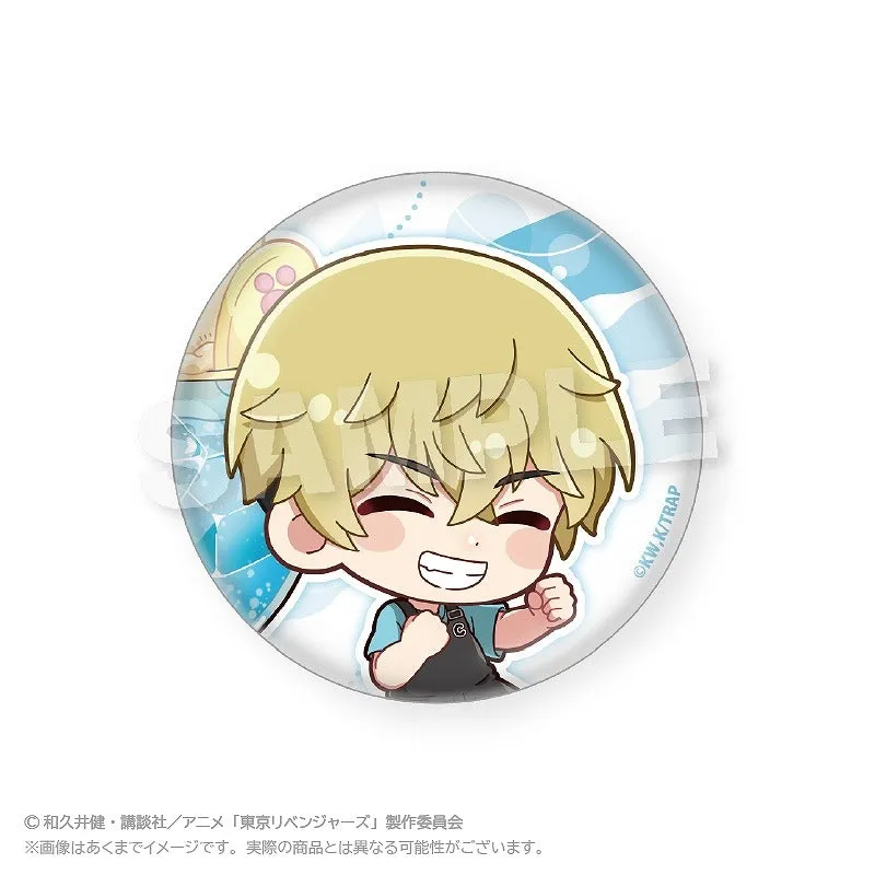 (1BOX=9)(Goods - Badge) Tokyo Revengers Trading Chibi Button Badge Cream Soda ver.