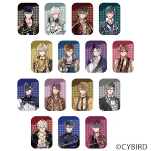 [Blind Box](Goods) Trading Stand Square Button Badge (Ikemen Vampire)