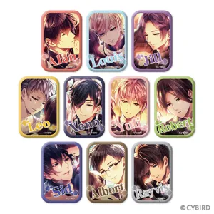 [Blind Box](Goods) Trading Stand Square Still Button Badge (Midnight Cinderella)