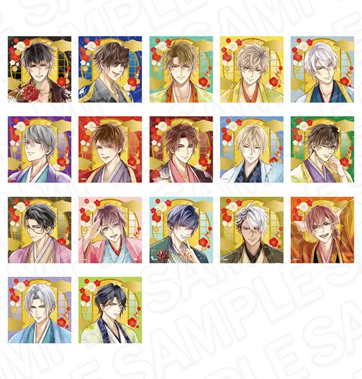 [Blind](Goods - Art Board) Ikemen Sengoku: Romances Across Time Trading Mini Art Board 7th Anniversary ver.