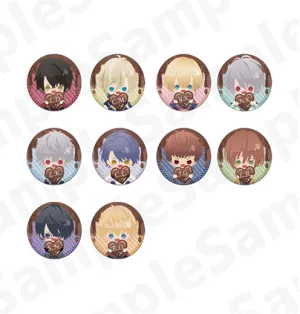 [Blind](Goods - Badge) Ikemen Prince: Beauty and Her Beast Trading Button Badge Chocolate ver.