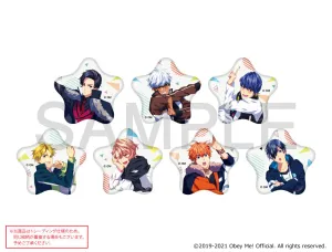 [Blind](Goods - Badge) Obey Me! Trading Star Shape Button Badge