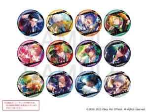 [Blind](Goods - Badge) Obey Me! x mixx garden Card Petit Collection Trading Metallic Button Badge