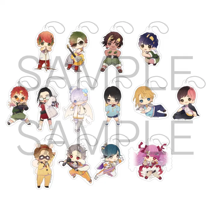 [Blind](Goods - Key Chain) THE HONEY HIGH SCHOOL Honey Comb Festival: HONEY HIGH Trading Acrylic Key Chain