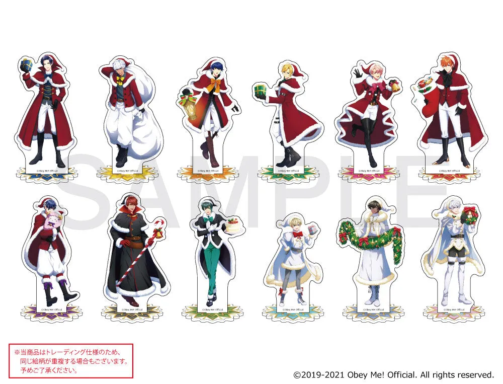 [Blind](Goods - Stand Pop) Obey Me! x mixx garden Devil's Night Christmas Trading Acrylic Stand