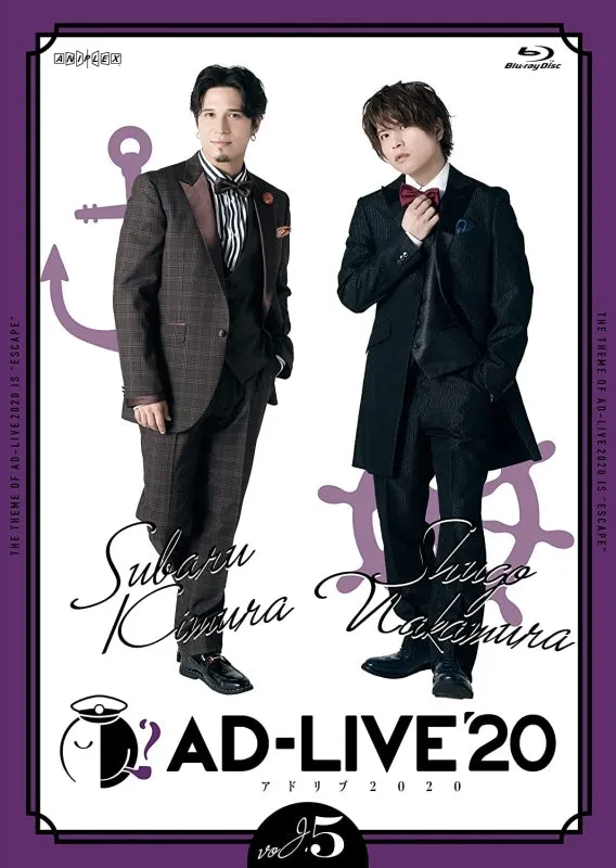 (Blu-ray) AD-LIVE Stage Production 2020 Vol. 5 Subaru Kimura x Shugo Nakamura [Regular Edition]