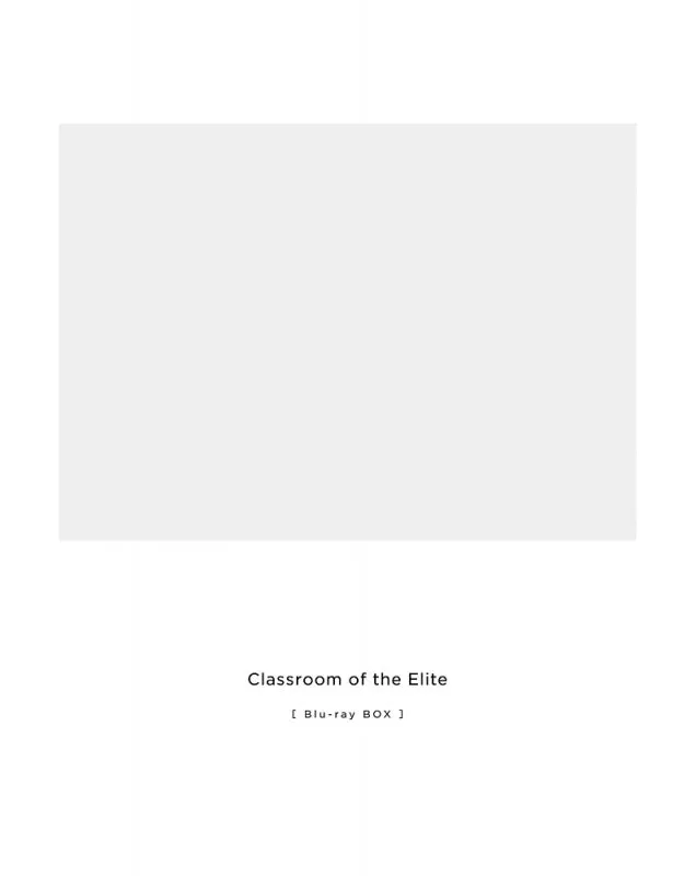(Blu-ray) Classroom of the Elite TV Series Blu-ray BOX