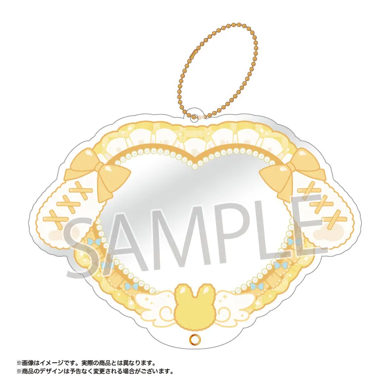 (Goods - Acrylic Stand) amie Original Pic x Clear Acrylic Frame Bunny Ears Ribbon ver. 03. Yellow