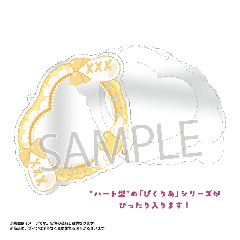 (Goods - Acrylic Stand) amie Original Pic x Clear Acrylic Frame Bunny Ears Ribbon ver. 03. Yellow