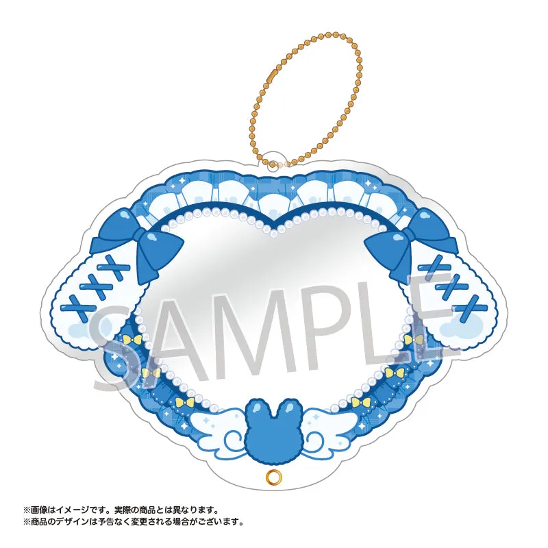 (Goods - Acrylic Stand) amie Original Pic x Clear Acrylic Frame Bunny Ears Ribbon ver. 06. Blue