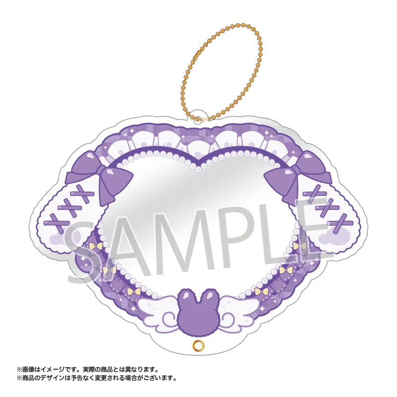 (Goods - Acrylic Stand) amie Original Pic x Clear Acrylic Frame Bunny Ears Ribbon ver. 08. Purple