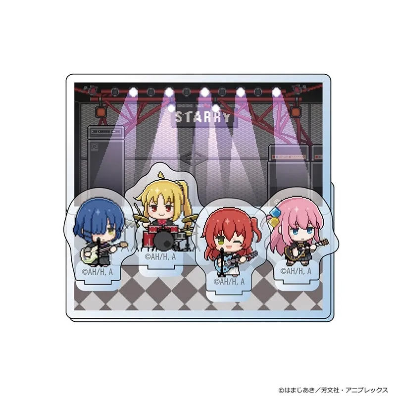 (Goods - Acrylic Stand) Bocchi the Rock! DioramaAcrylic Stand (Kessoku Band/Pixel Art)