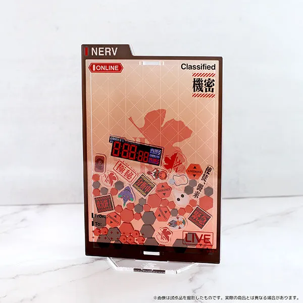 (Goods - Acrylic Stand) Evangelion Customania NERV